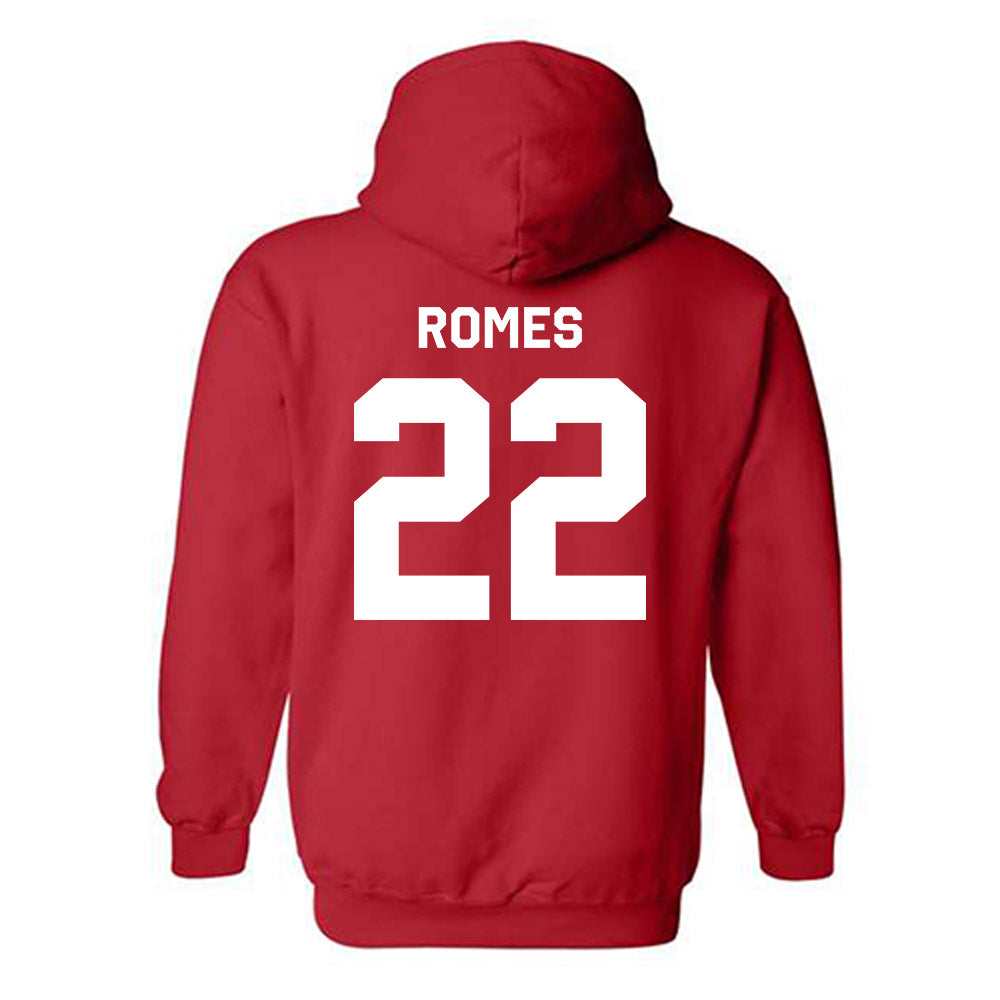 Rutgers - NCAA Women's Volleyball : Malia Romes - Classic Shersey Hooded Sweatshirt-1