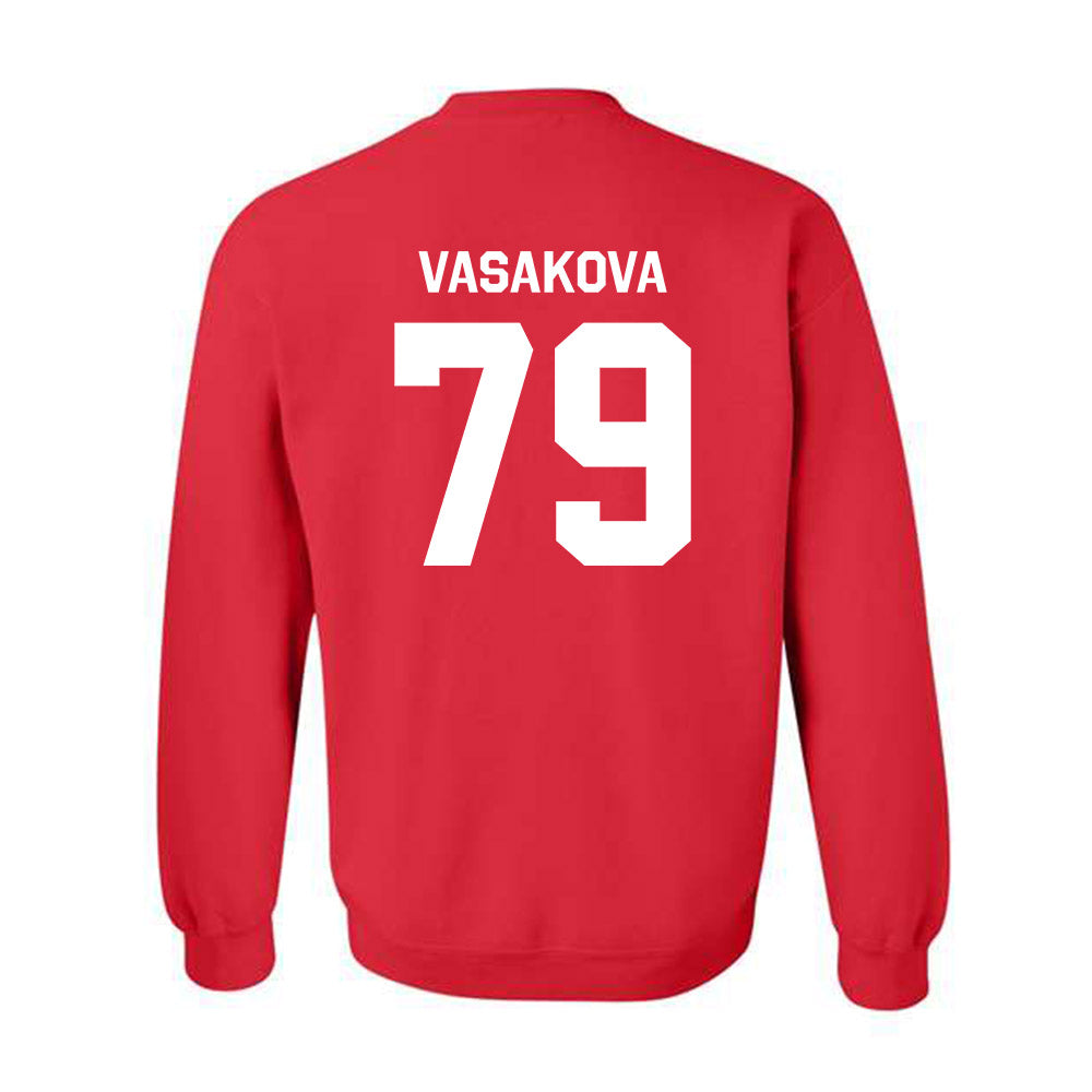 Rutgers - NCAA Women's Soccer : Adela Vasakova - Classic Shersey Crewneck Sweatshirt-3