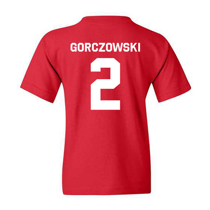 Rutgers - NCAA Men's Soccer : Simon Gorczowski - Classic Shersey Youth T-Shirt-3