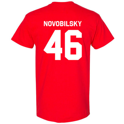 Rutgers - NCAA Baseball : Kevin Novobilsky - Classic Shersey T-Shirt-1