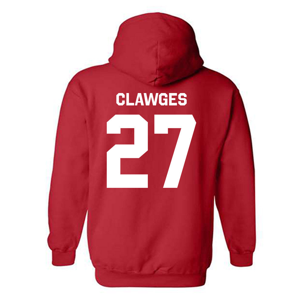 Rutgers - NCAA Football : Sage Clawges - Classic Shersey Hooded Sweatshirt-1