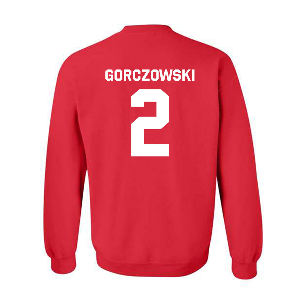 Rutgers - NCAA Men's Soccer : Simon Gorczowski - Classic Shersey Crewneck Sweatshirt-3