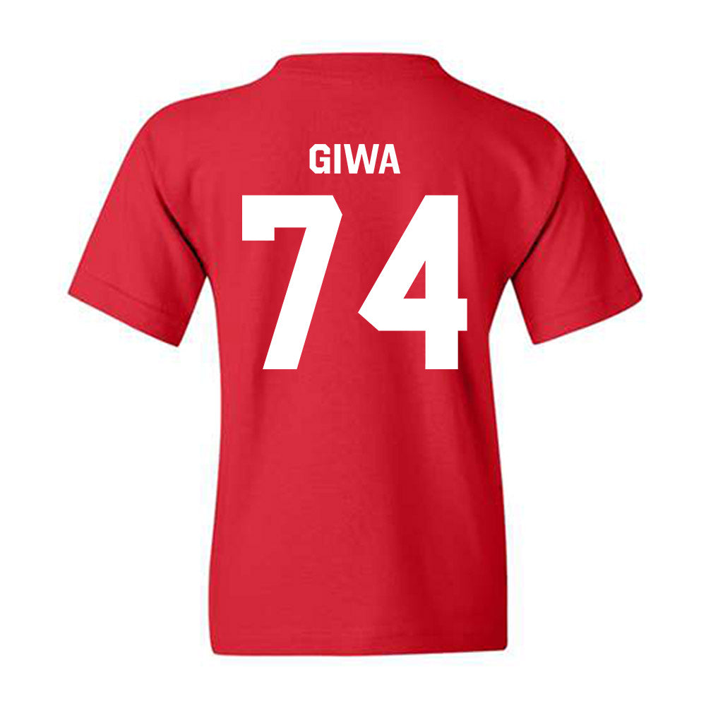 Rutgers - NCAA Football : Moshood Giwa - Classic Shersey Youth T-Shirt-1
