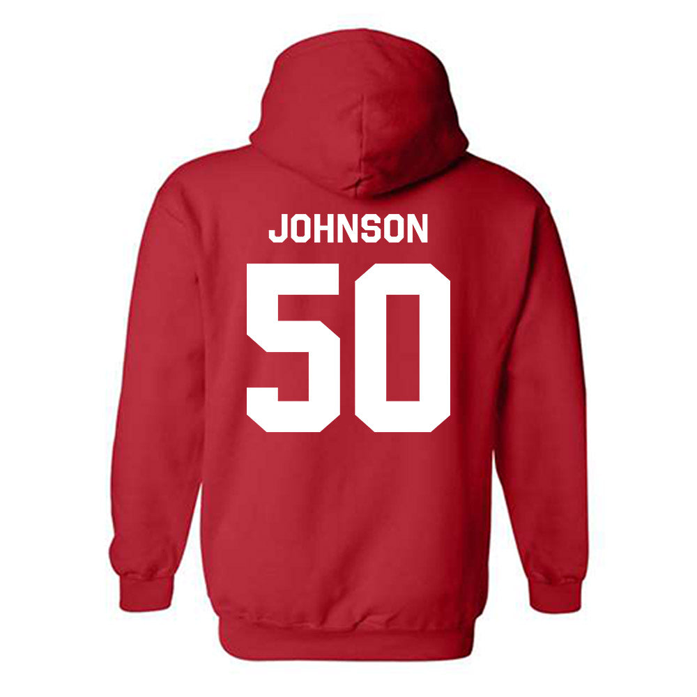 Rutgers - NCAA Softball : Dezaria Johnson - Classic Shersey Hooded Sweatshirt-1