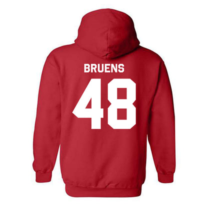 Rutgers - NCAA Football : Raedyn Bruens - Classic Shersey Hooded Sweatshirt-1