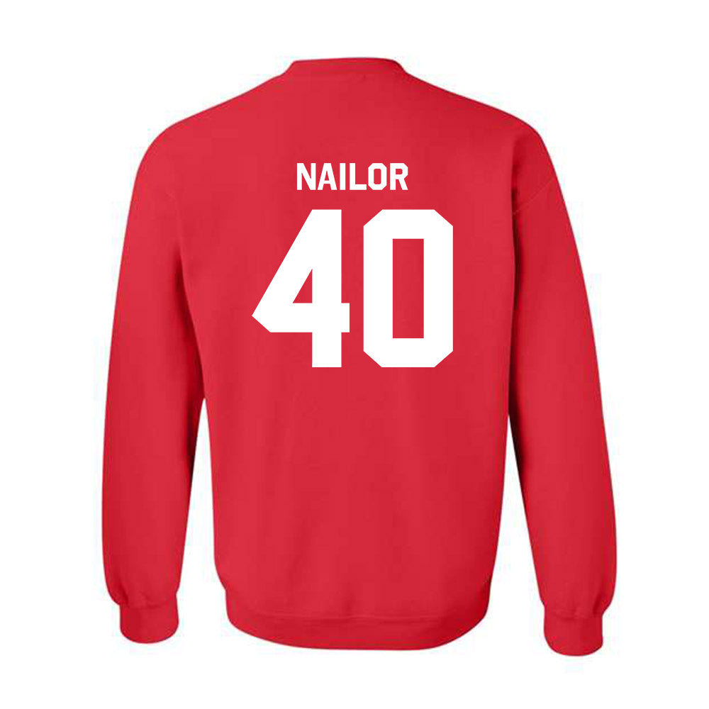 Rutgers - NCAA Baseball : Jager Nailor - Classic Shersey Crewneck Sweatshirt-1