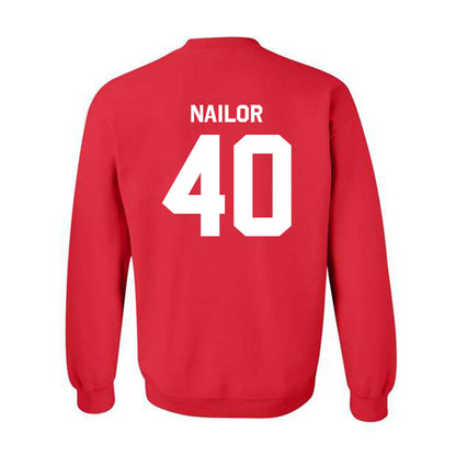 Rutgers - NCAA Baseball : Jager Nailor - Classic Shersey Crewneck Sweatshirt-1