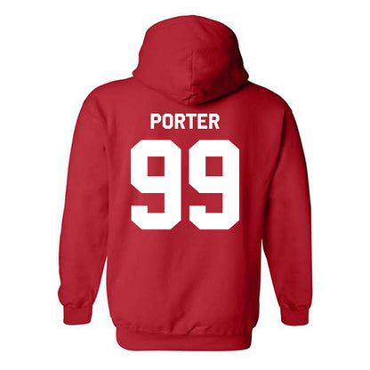 Rutgers - NCAA Football : Rondarius Porter - Classic Shersey Hooded Sweatshirt-1