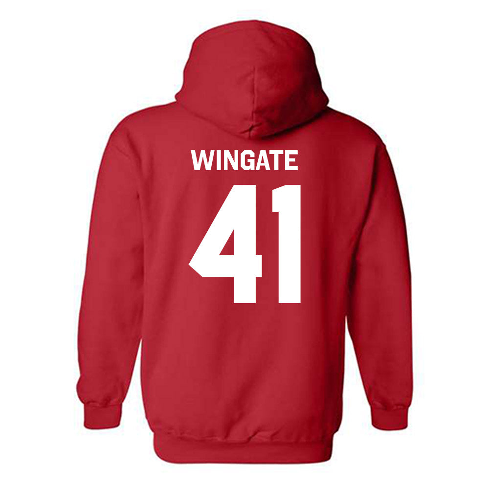 Rutgers - NCAA Football : Riley Wingate - Classic Shersey Hooded Sweatshirt-1