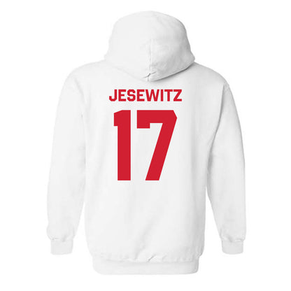Rutgers - NCAA Women's Volleyball : Avery Jesewitz - Classic Shersey Hooded Sweatshirt-1