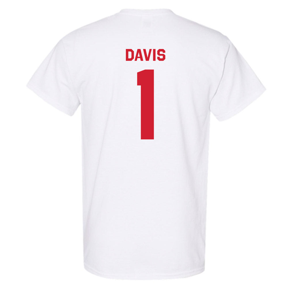 Rutgers - NCAA Men's Basketball : JaMichael Davis - Classic Shersey T-Shirt-1