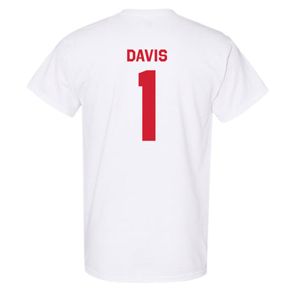 Rutgers - NCAA Men's Basketball : JaMichael Davis - Classic Shersey T-Shirt-1