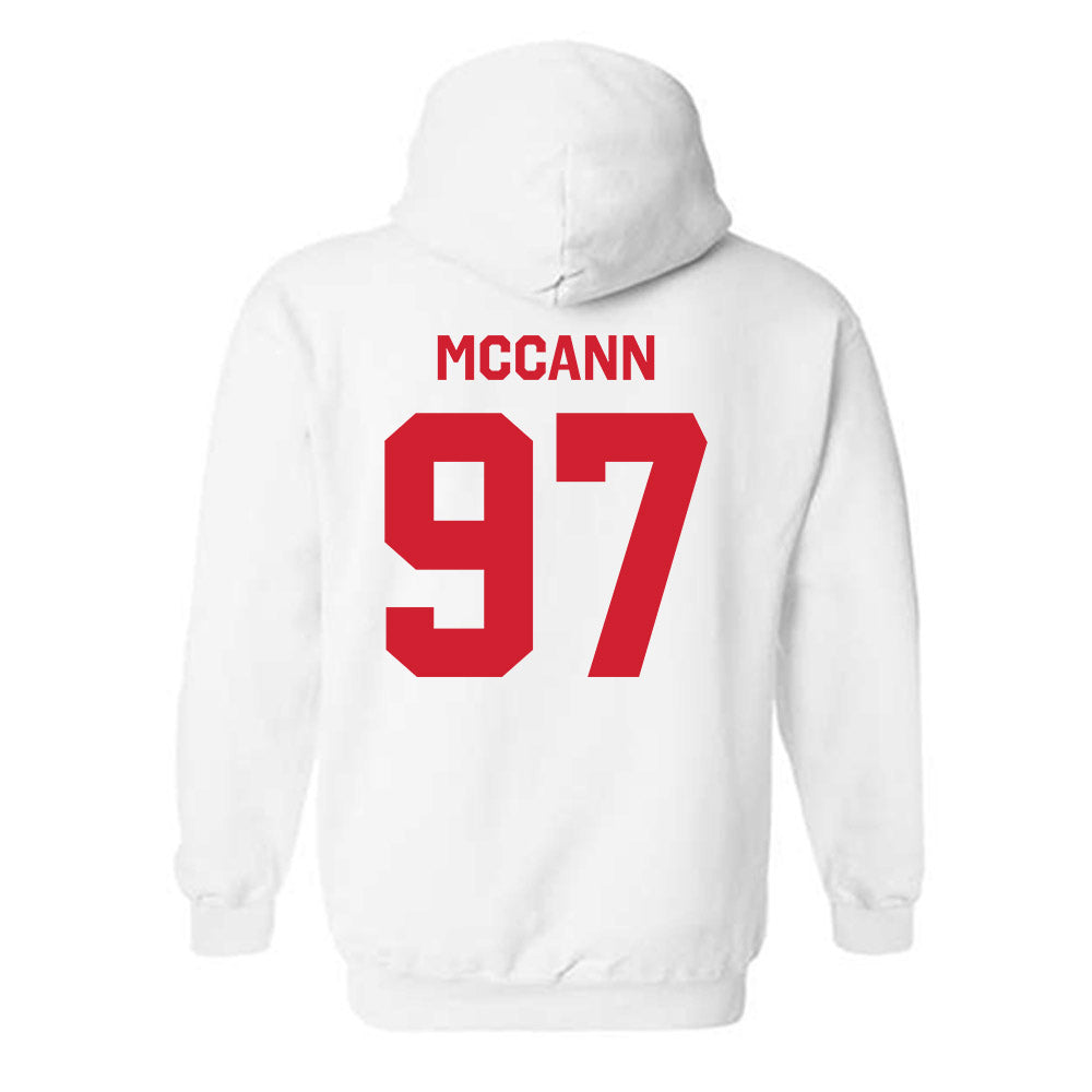 Rutgers - NCAA Football : Riley McCann - Classic Shersey Hooded Sweatshirt-1