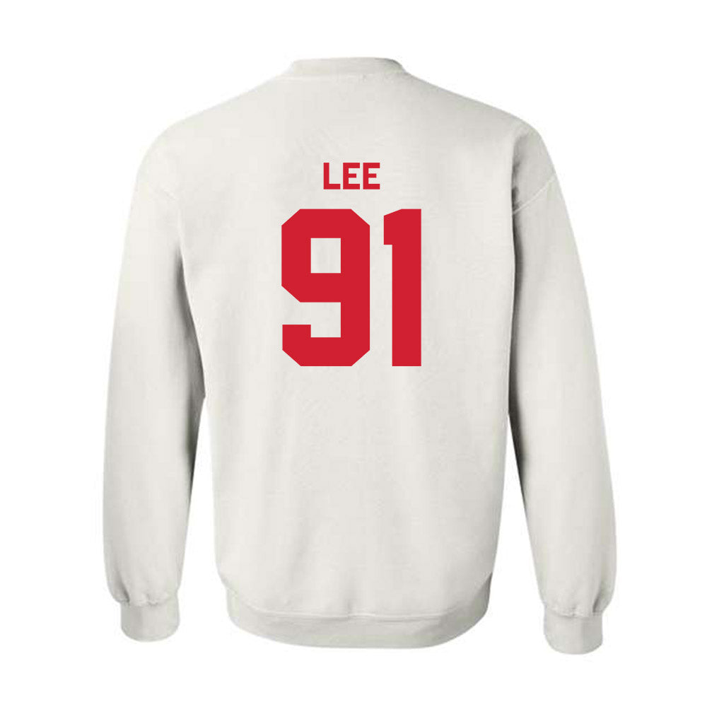 Rutgers - NCAA Football : Jaedin Lee - Classic Shersey Crewneck Sweatshirt-1