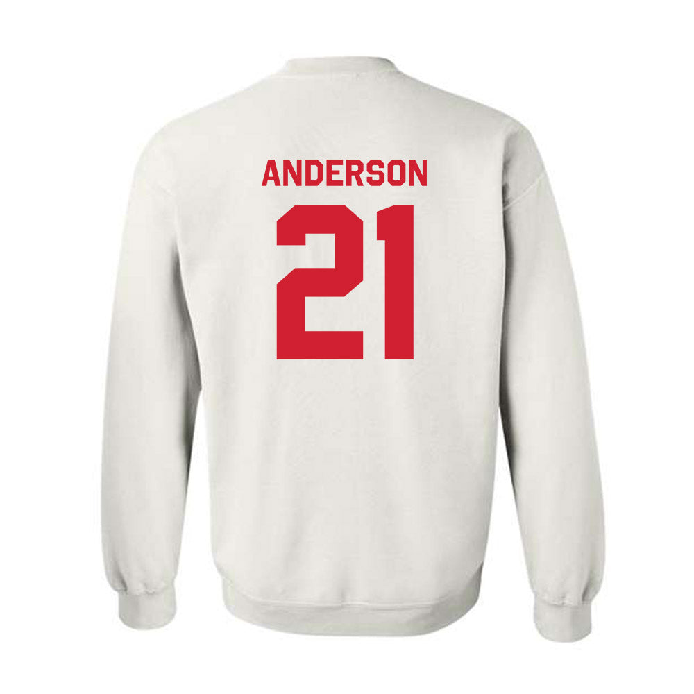 Rutgers - NCAA Football : Devonte Anderson - Classic Shersey Crewneck Sweatshirt-1