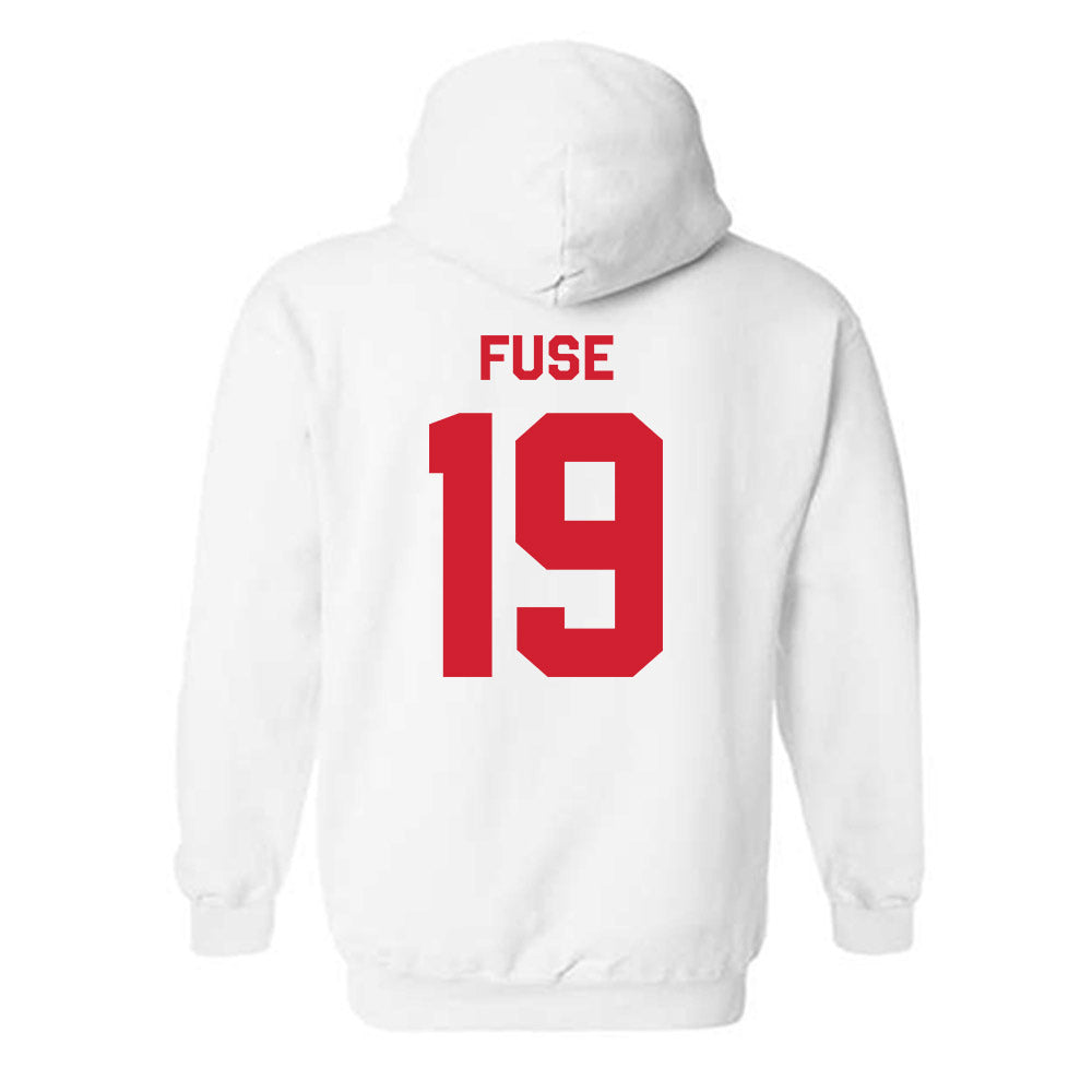 Rutgers - NCAA Football : Davoun Fuse - Classic Shersey Hooded Sweatshirt-1