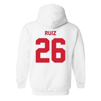 Rutgers - NCAA Men's Soccer : Erick Ruiz - Classic Shersey Hooded Sweatshirt-2
