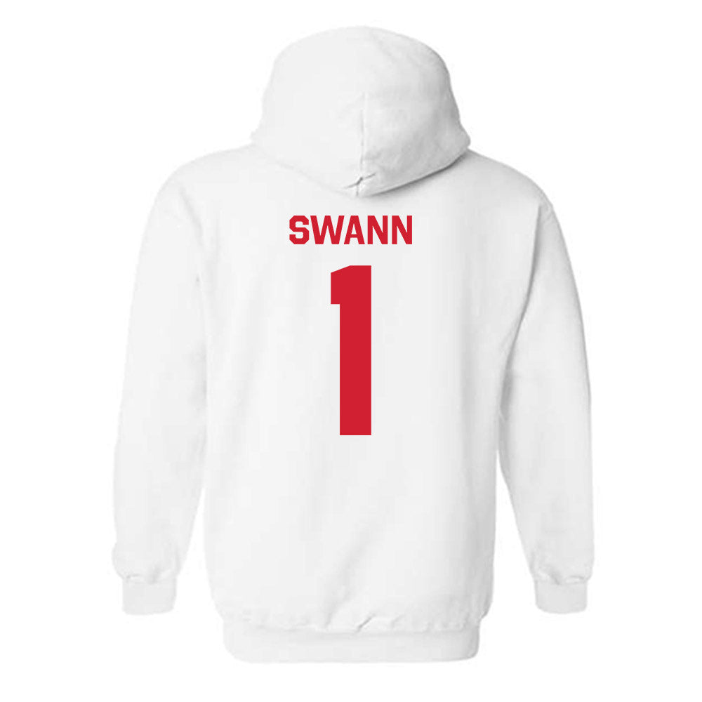 Rutgers - NCAA Women's Basketball : Lauryn Swann - Classic Shersey Hooded Sweatshirt-1