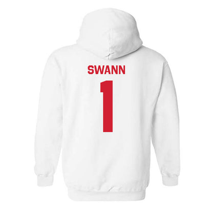Rutgers - NCAA Women's Basketball : Lauryn Swann - Classic Shersey Hooded Sweatshirt-1