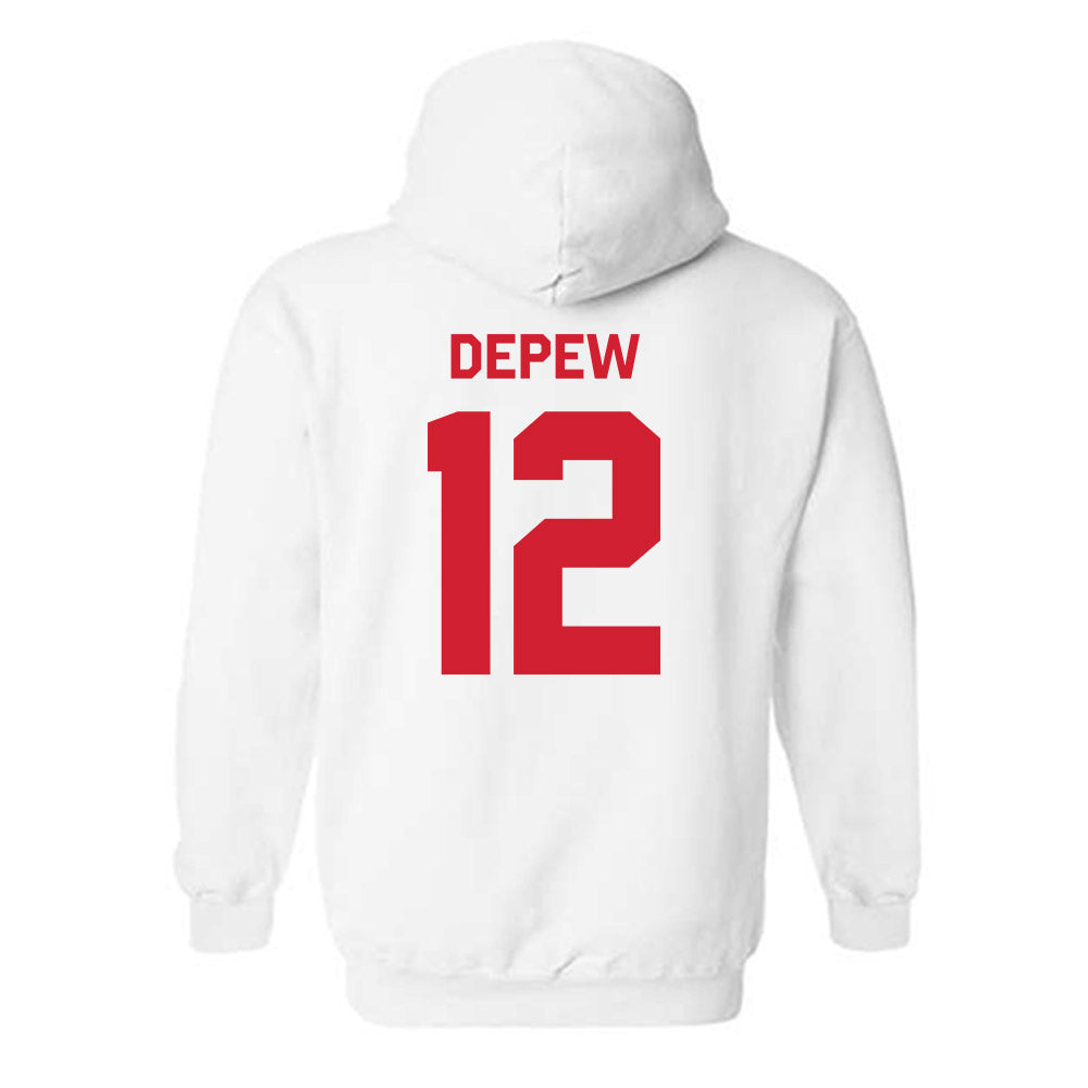 Rutgers - NCAA Softball : Laurelai DePew - Classic Shersey Hooded Sweatshirt-1