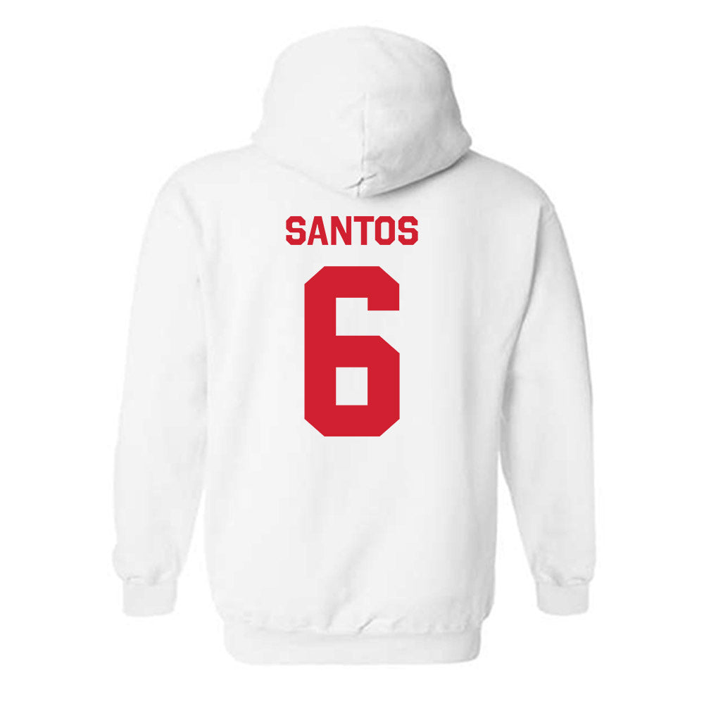 Rutgers - NCAA Baseball : Pablo Santos - Classic Shersey Hooded Sweatshirt-1