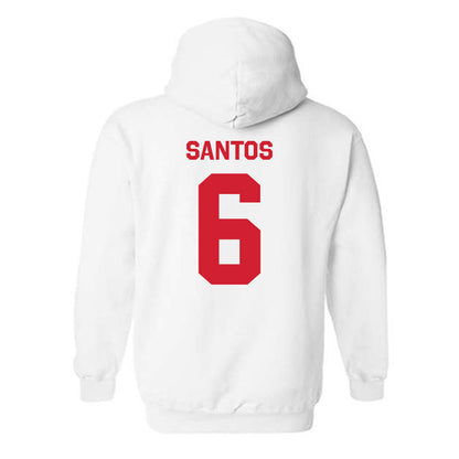 Rutgers - NCAA Baseball : Pablo Santos - Classic Shersey Hooded Sweatshirt-1