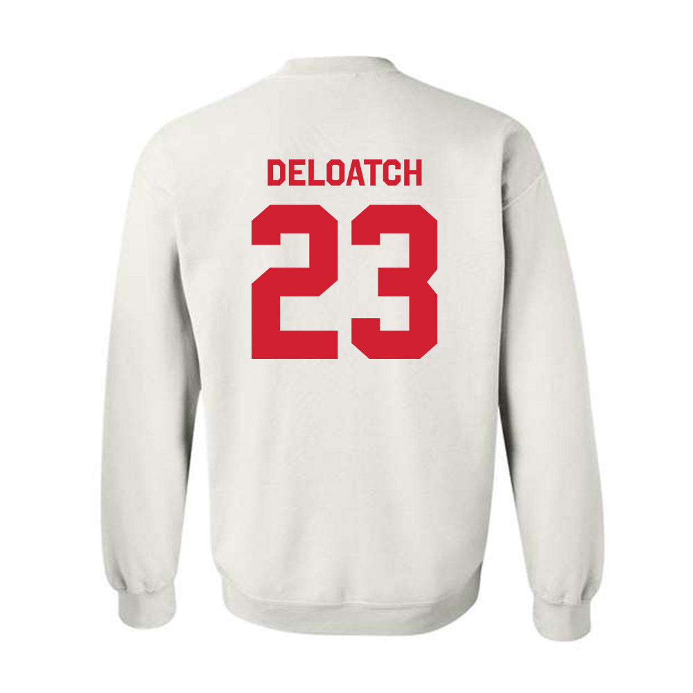 Rutgers - NCAA Football : Isaiah Deloatch - Classic Shersey Crewneck Sweatshirt-1