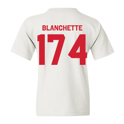 Rutgers - NCAA Wrestling : Nate Blanchette - Classic Shersey Youth T-Shirt-1