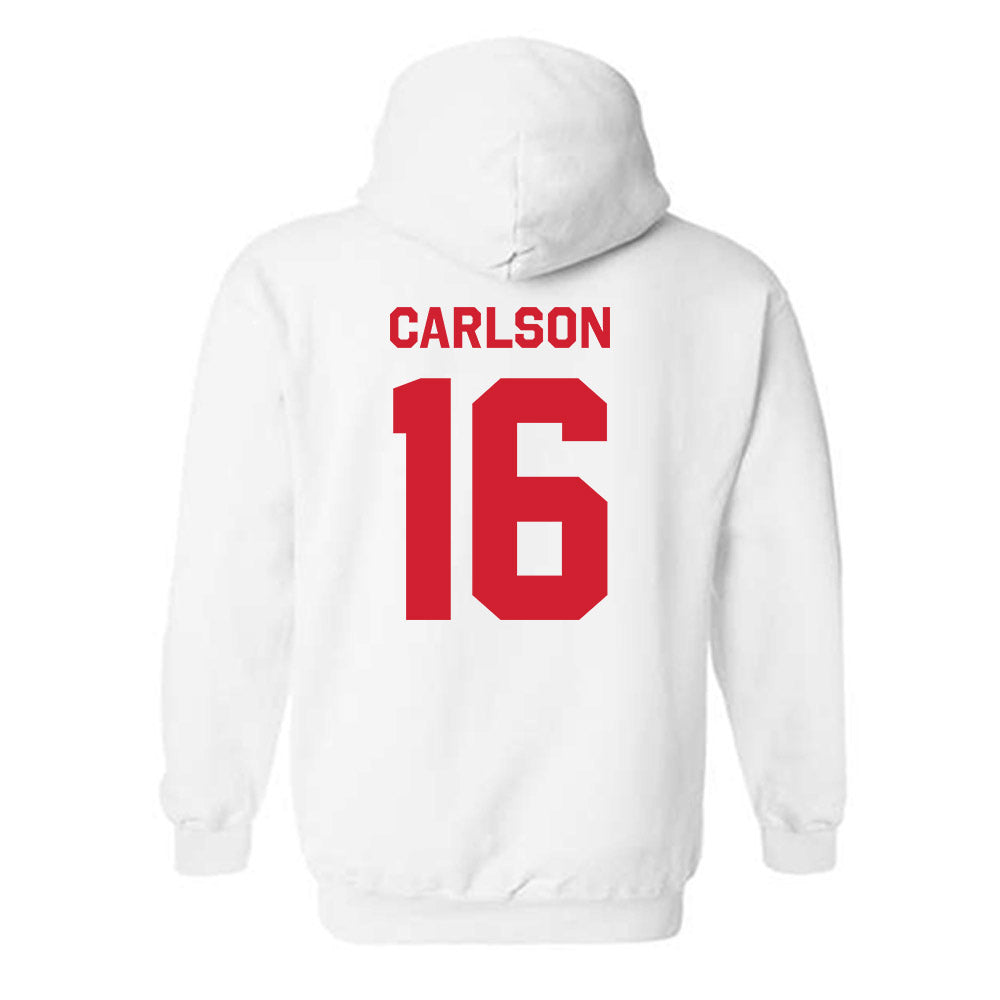 Rutgers - NCAA Men's Soccer : Dylan Carlson - Classic Shersey Hooded Sweatshirt-1