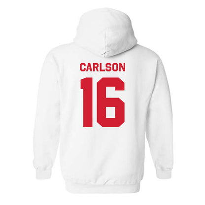 Rutgers - NCAA Men's Soccer : Dylan Carlson - Classic Shersey Hooded Sweatshirt-1