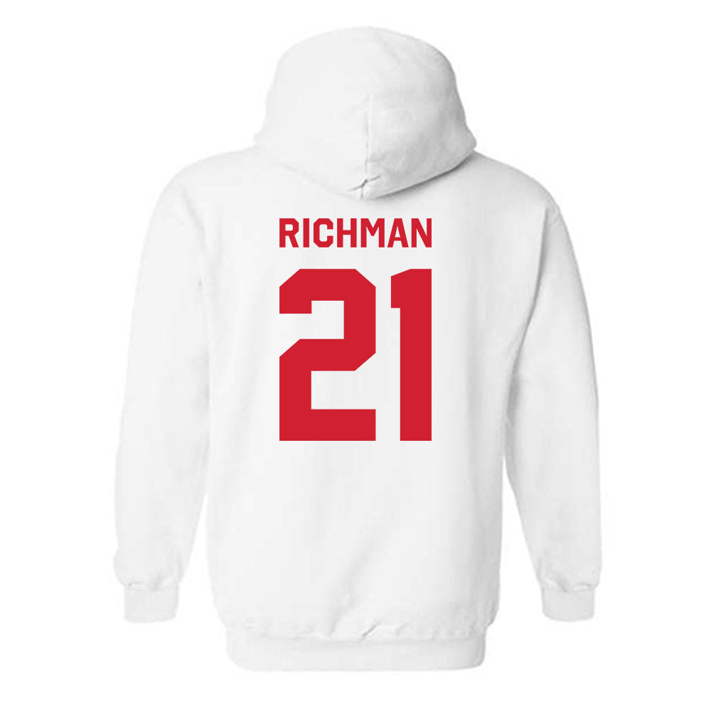 Rutgers - NCAA Men's Lacrosse : Duke Richman - Classic Shersey Hooded Sweatshirt-1