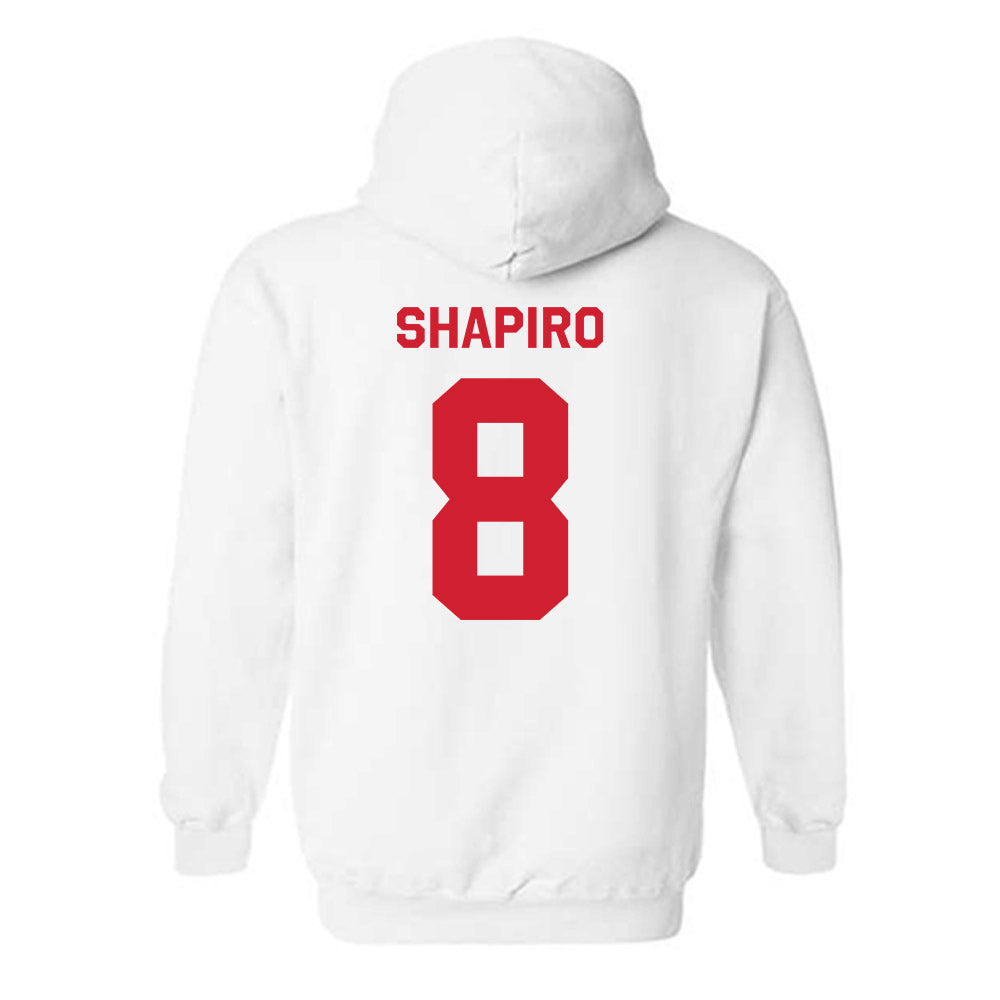 Rutgers - NCAA Baseball : Garrett Shapiro - Classic Shersey Hooded Sweatshirt-1
