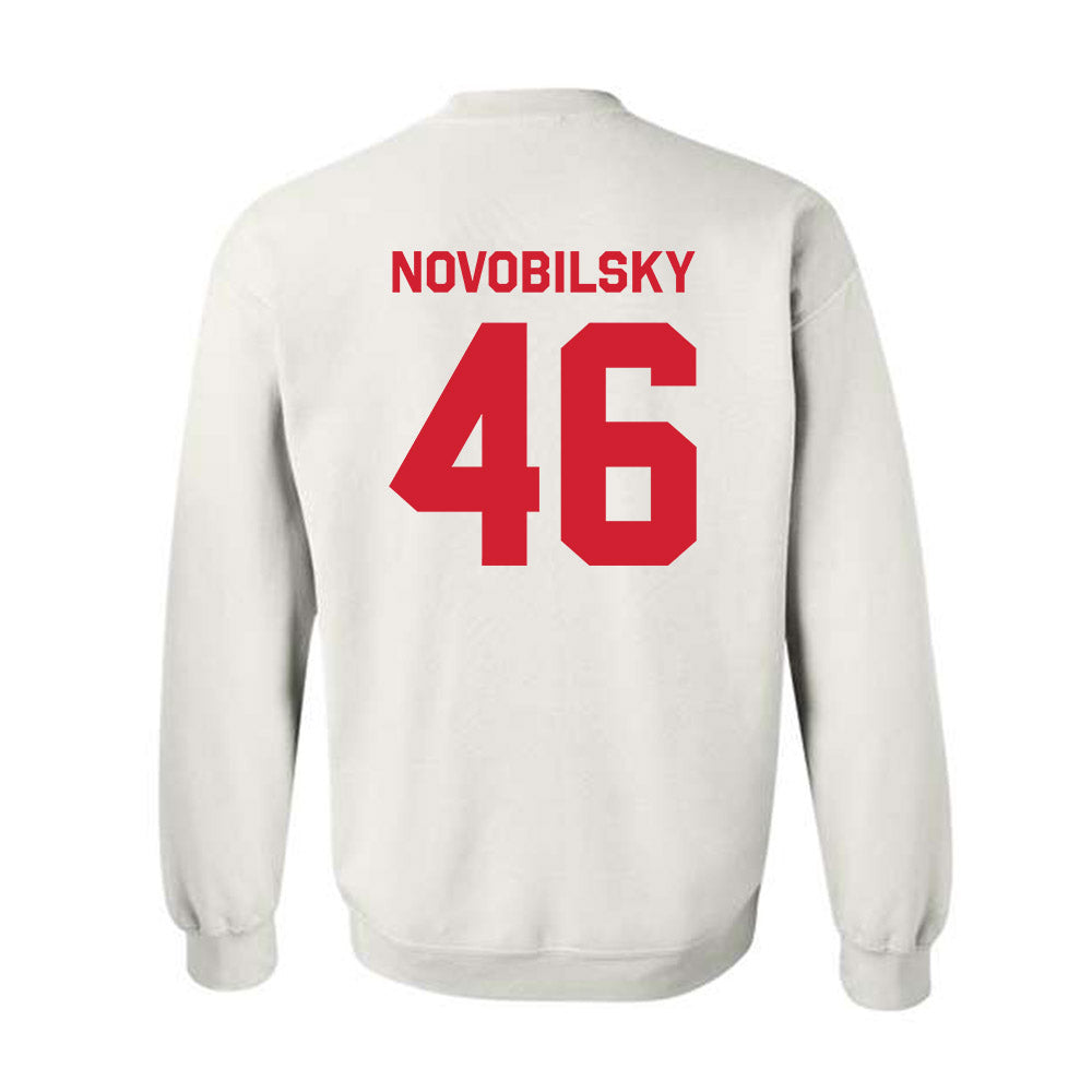 Rutgers - NCAA Baseball : Kevin Novobilsky - Classic Shersey Crewneck Sweatshirt-1