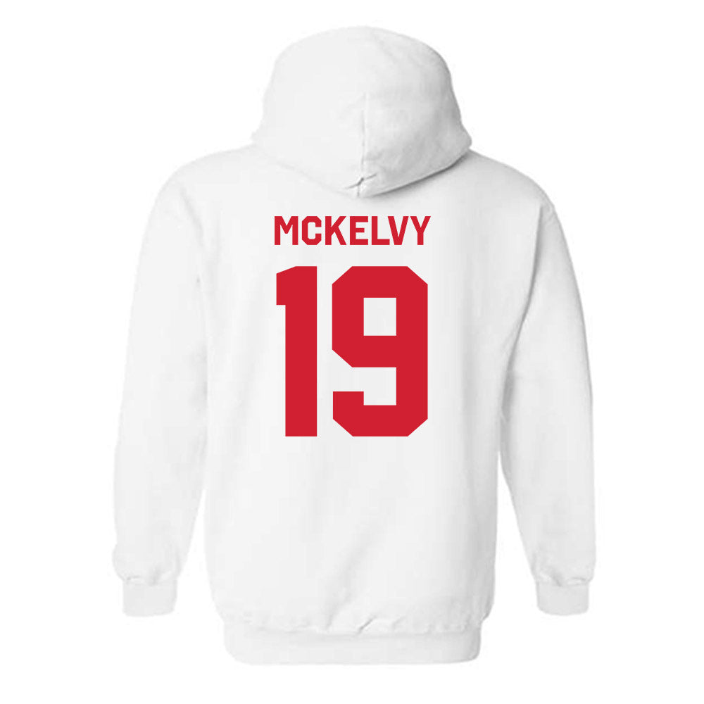 Rutgers - NCAA Men's Lacrosse : Ben McKelvy - Classic Shersey Hooded Sweatshirt-1