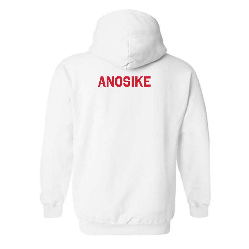Rutgers - NCAA Men's Track & Field : Chiemelie Anosike - Classic Shersey Hooded Sweatshirt-1