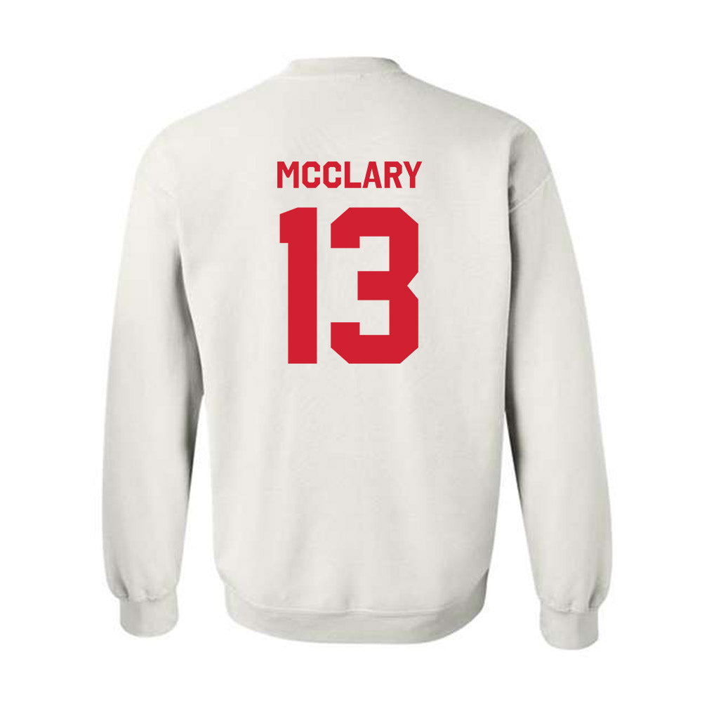 Rutgers - NCAA Football : DJ McClary - Classic Shersey Crewneck Sweatshirt-1
