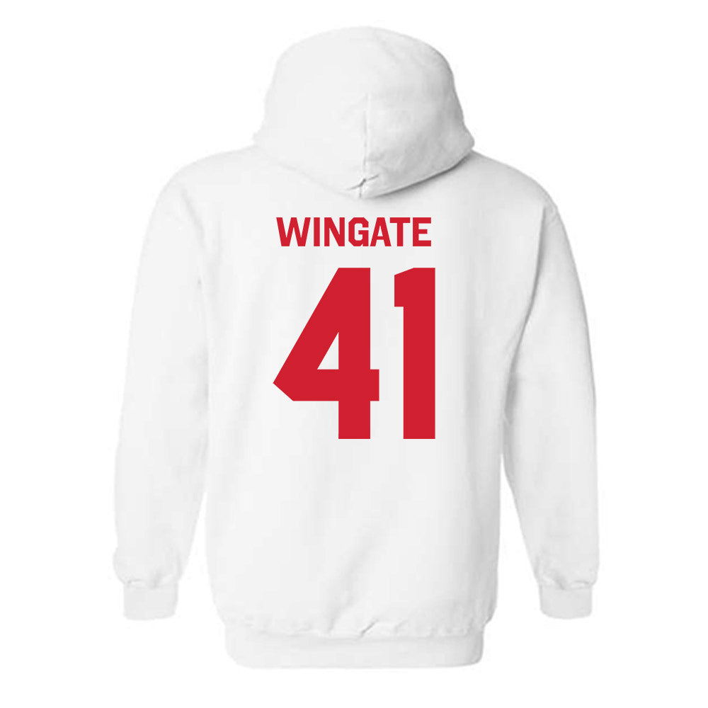 Rutgers - NCAA Football : Riley Wingate - Classic Shersey Hooded Sweatshirt-1