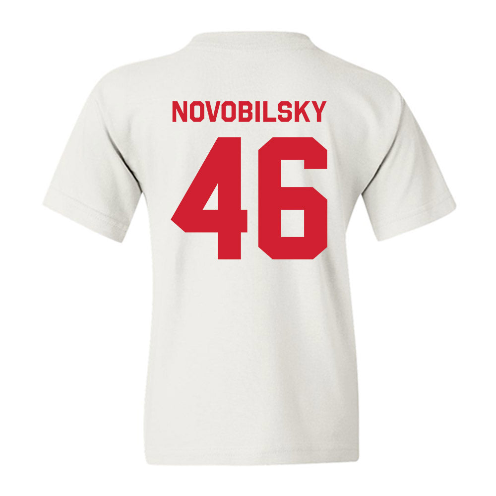 Rutgers - NCAA Baseball : Kevin Novobilsky - Classic Shersey Youth T-Shirt-1
