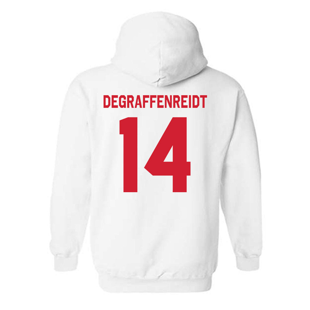Rutgers - NCAA Football : Sah'nye Degraffenreidt - Classic Shersey Hooded Sweatshirt-1