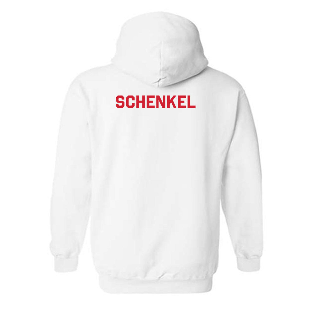 Rutgers - NCAA Women's Gymnastics : Reagan Schenkel - Classic Shersey Hooded Sweatshirt-1