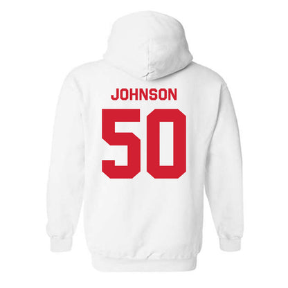 Rutgers - NCAA Softball : Dezaria Johnson - Classic Shersey Hooded Sweatshirt-1