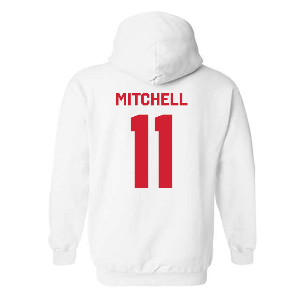Rutgers - NCAA Softball : Mia Mitchell - Classic Shersey Hooded Sweatshirt-1