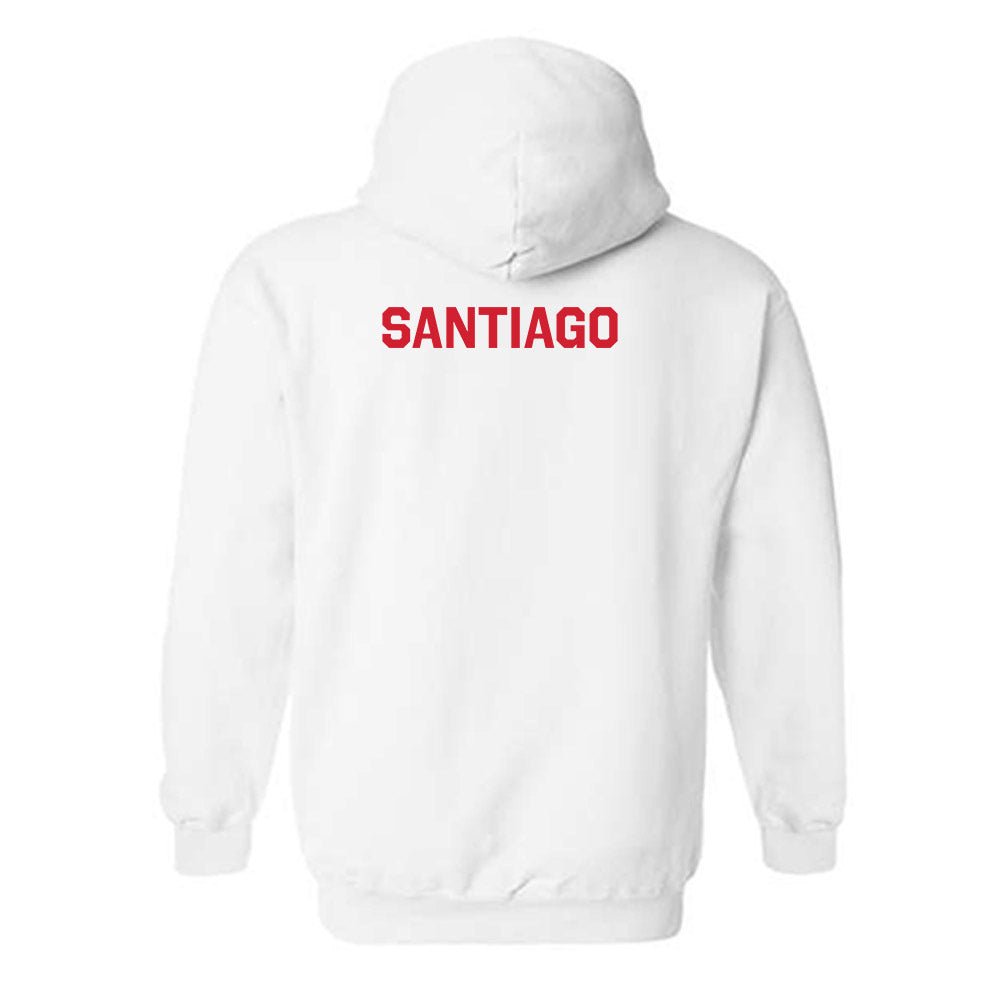 Rutgers - NCAA Men's Track & Field : Jaylin Santiago - Classic Shersey Hooded Sweatshirt-1