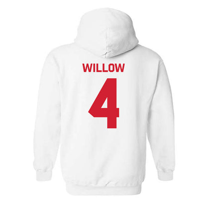 Rutgers - NCAA Women's Volleyball : Karis Willow - Classic Shersey Hooded Sweatshirt-2