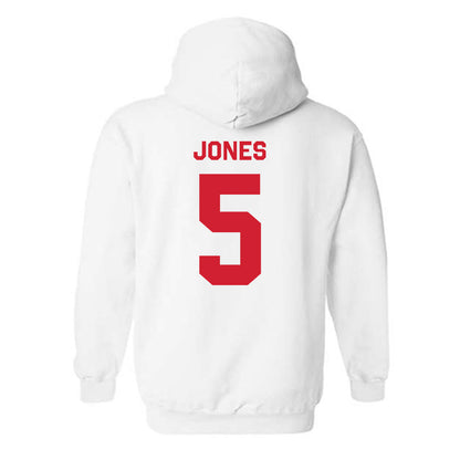 Rutgers - NCAA Football : Bradlee Jones - Classic Shersey Hooded Sweatshirt-1