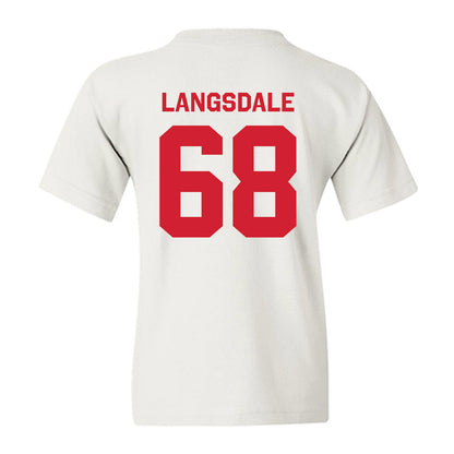 Rutgers - NCAA Football : Ryder Langsdale - Classic Shersey Youth T-Shirt-1