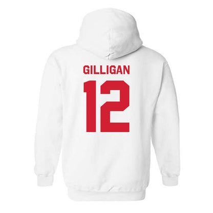 Rutgers - NCAA Baseball : Mickey Gilligan - Classic Shersey Hooded Sweatshirt-1