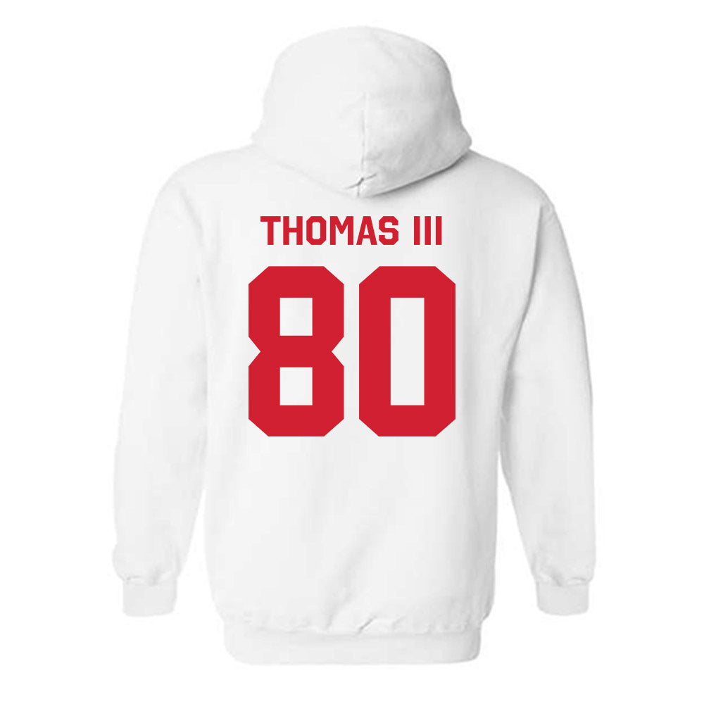 Rutgers - NCAA Football : Michael Thomas III - Classic Shersey Hooded Sweatshirt-1