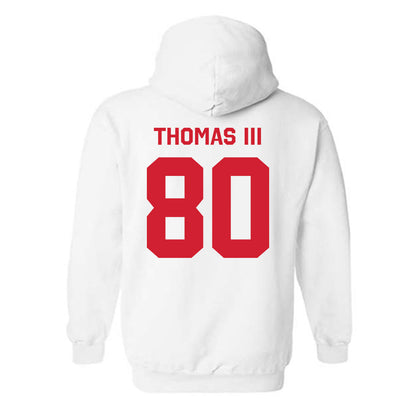 Rutgers - NCAA Football : Michael Thomas III - Classic Shersey Hooded Sweatshirt-1