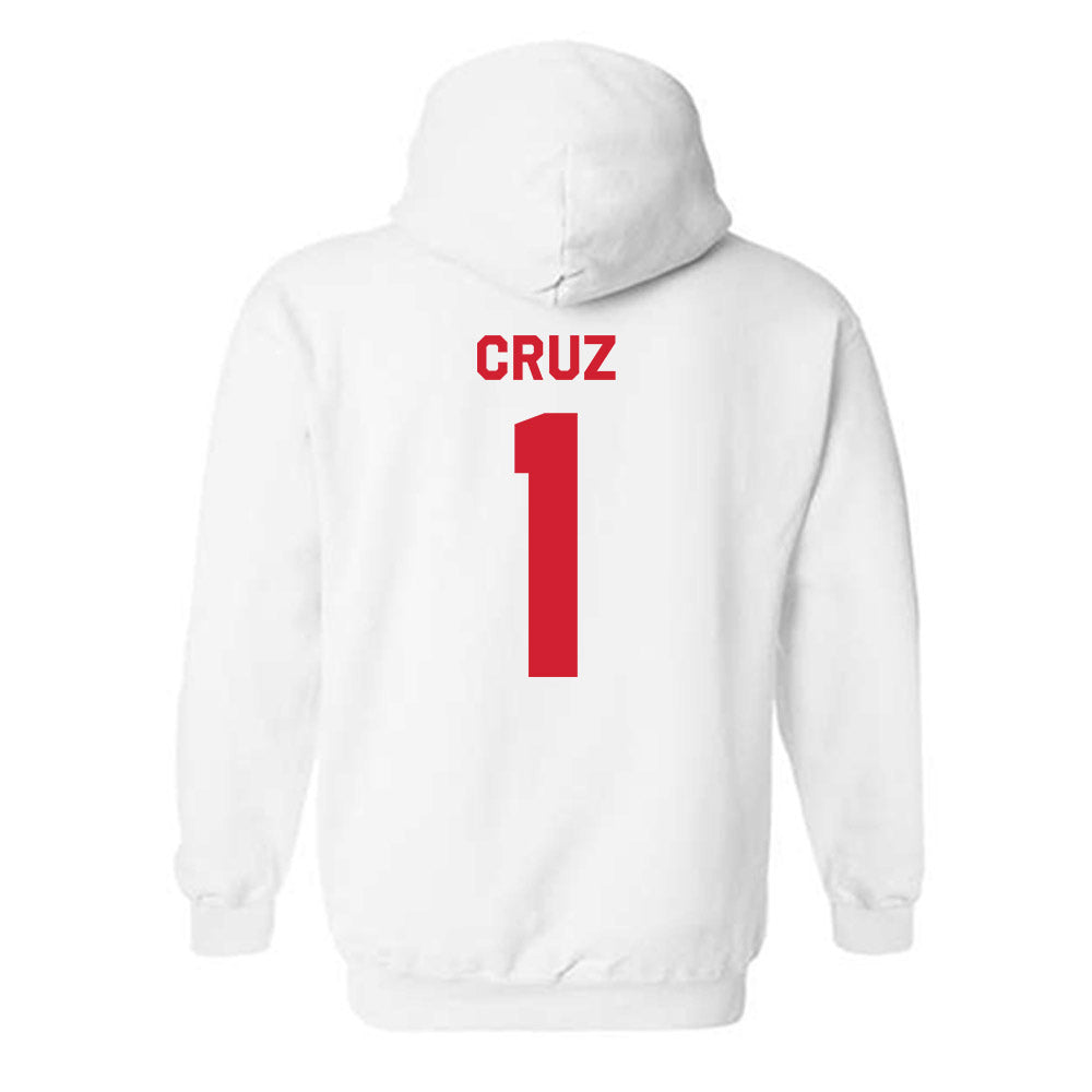Rutgers - NCAA Baseball : Matthew Cruz - Classic Shersey Hooded Sweatshirt-1